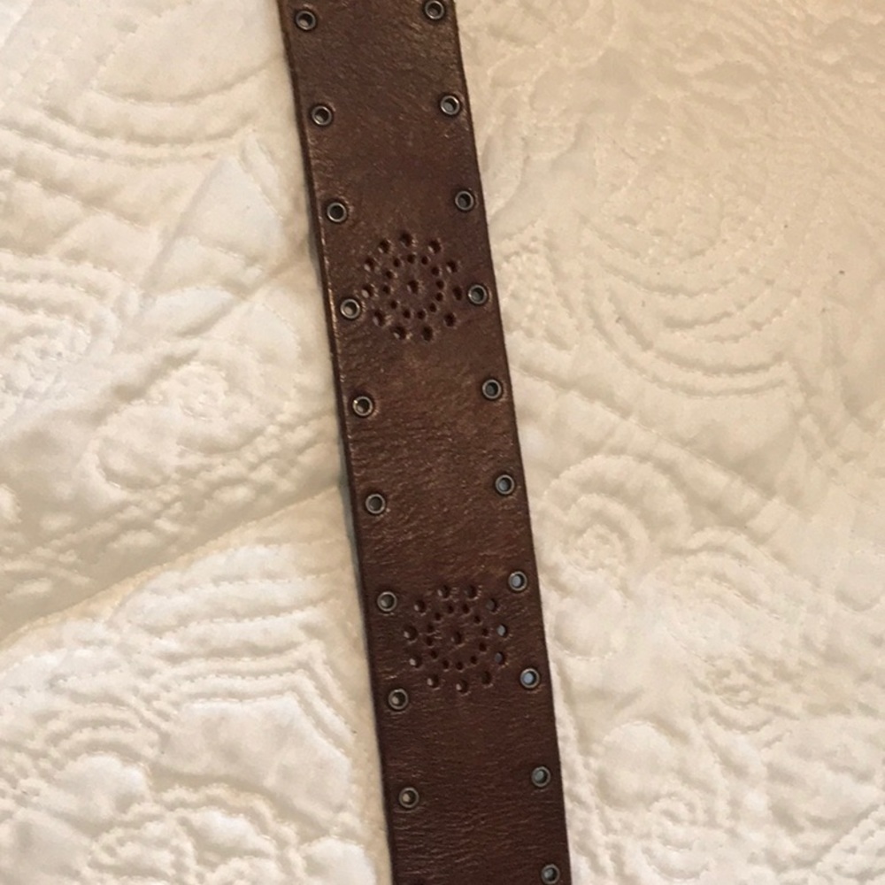 American Eagle Brown leather belt small excellent - Picture 5 of 7